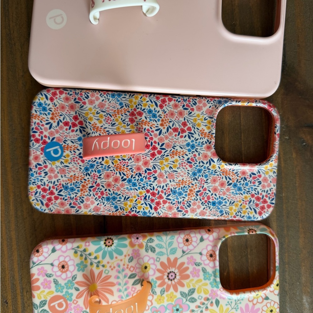 Loopy Case Pink and Floral Phone Case Duo